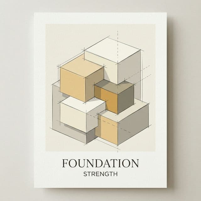 Structural foundation representing precision and permanence